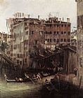 Canaletto The Rio dei Mendicanti (detail) painting